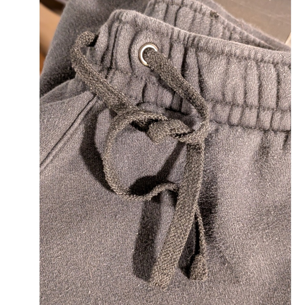 Nike Mens Fleece Shorts Faded Black Oversized Swoosh Graphic Size Medium - Picture 5 of 10